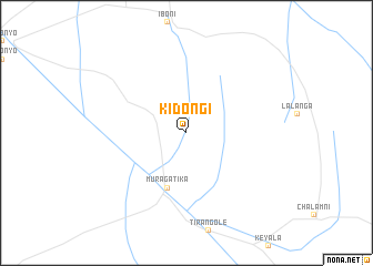 map of Kidongi