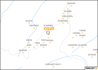 map of Kīdūn