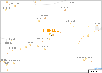 map of Kidwell