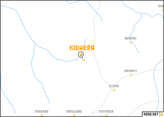 map of Kidwera