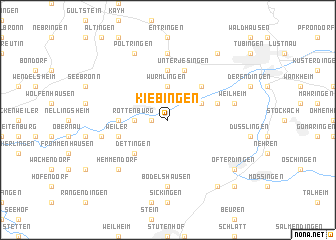 map of Kiebingen