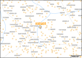 map of Kiéden
