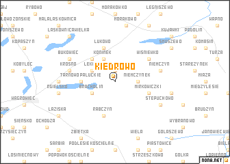 map of Kiedrowo