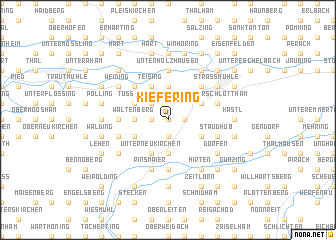 map of Kiefering