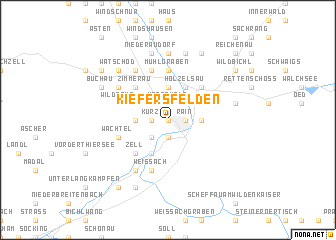 map of Kiefersfelden