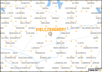 map of Kiełczew Górny