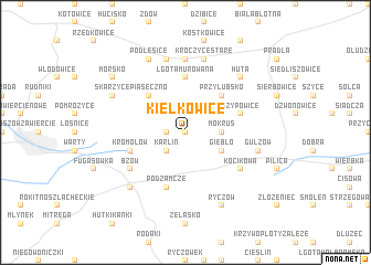 map of Kiełkowice