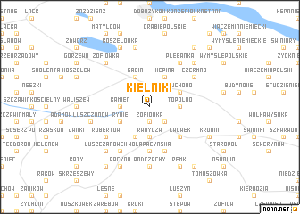 map of Kielniki