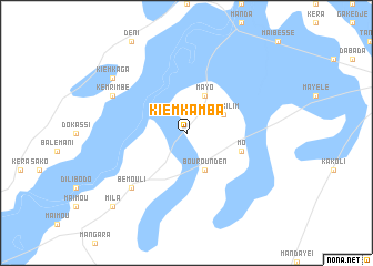 map of Kiemkamba