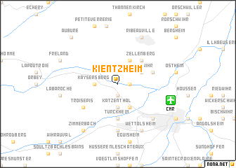 map of Kientzheim