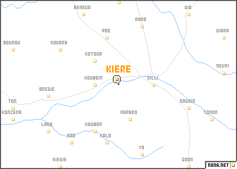 map of Kiéré