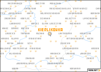map of Kierlikówka