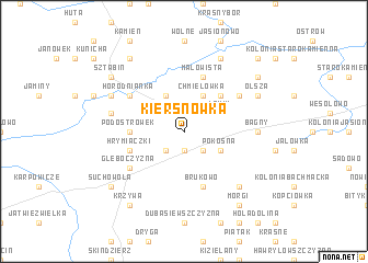 map of Kiersnówka