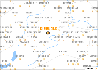 map of Kierwałd