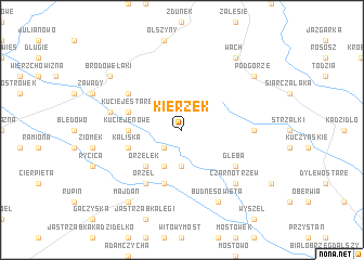 map of Kierzek