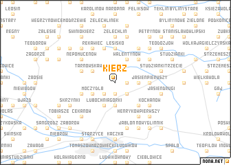 map of Kierz