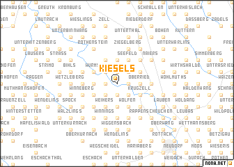 map of Kiesels