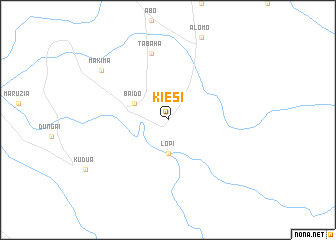 map of Kiesi