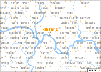 map of Kiệt Ðăc