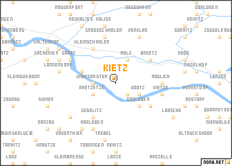 map of Kietz
