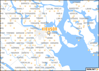 map of Kiều Sơn