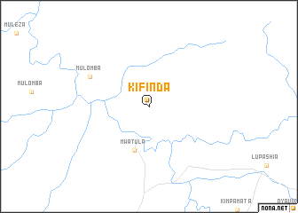 map of Kifinda