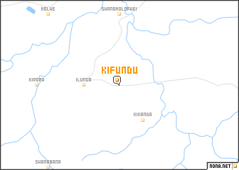 map of Kifundu
