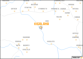 map of Kigalama