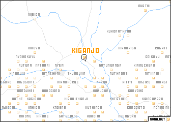 map of Kiganjo