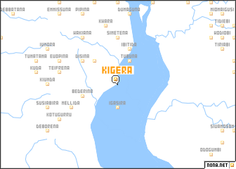 map of Kigera