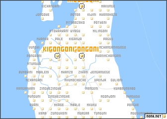 map of Kigongoni