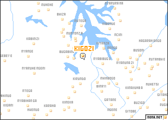 map of Kigozi