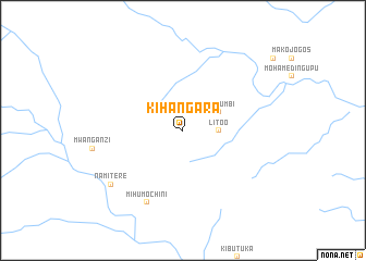 map of Kihangara