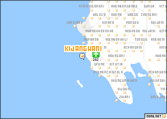 map of Kijangwani