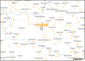map of Kijevo
