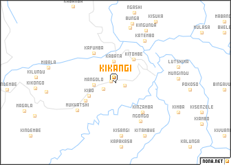 map of Kikangi