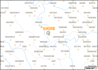 map of Kikina