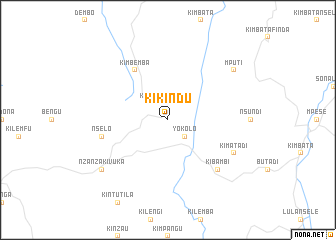 map of Kikindu