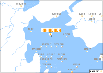 map of Kikinonda