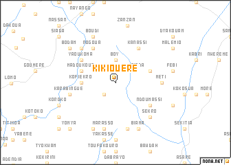 map of Kikiouéré