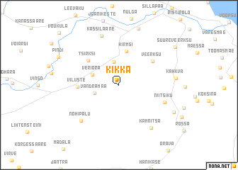 map of Kikka