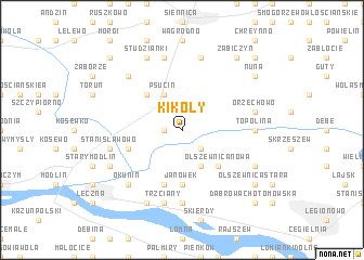 map of Kikoły