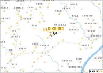 map of Kikombo