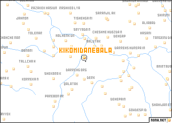 map of Kīkomīdān-e Bālā