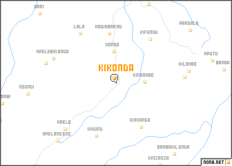 map of Kikonda