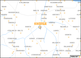 map of Kikonge