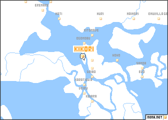 map of Kikori
