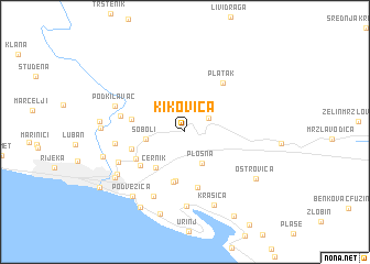 map of Kikovica