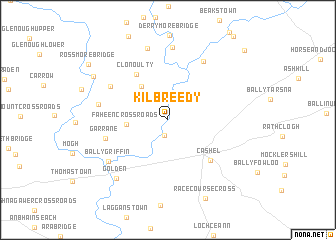 map of Kilbreedy