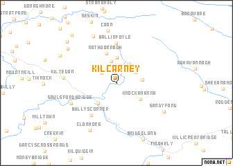 map of Kilcarney